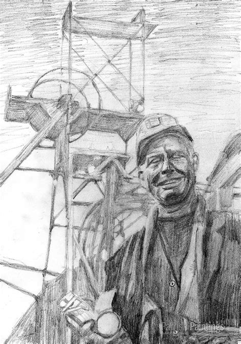 Coal Mine Drawing at PaintingValley.com | Explore collection of Coal ...