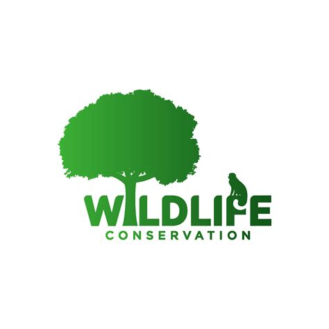 Wildlife Conservation Logo Vector Template Design. Vector Illustration. 21663752 Vector Art at ...