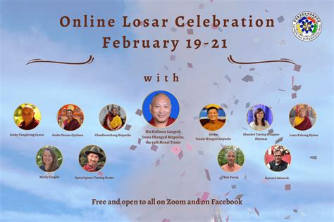 Free Event—Losar Celebration 2023 - The Year of the Water Rabbit ...