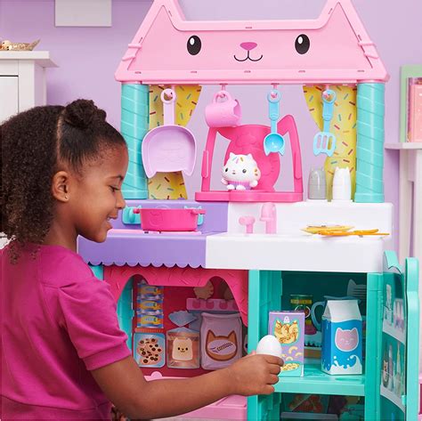 Buy Gabby's Dollhouse, Cakey Kitchen Set for Kids with Play Kitchen Accessories | Gabby's Dollhouse