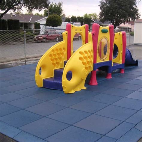 Soft Rubber Playground Surfaces! | Playground tile, Rubber tiles playground, Interlocking ...