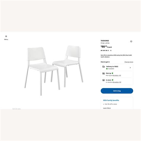 IKEA White Dining Chairs - AptDeco