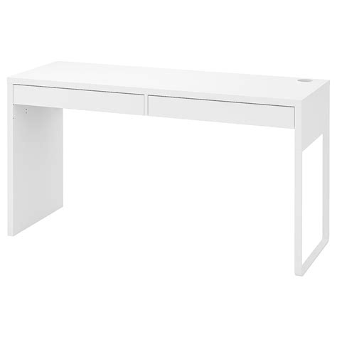 MICKE desk, white, 557/8x195/8" - IKEA