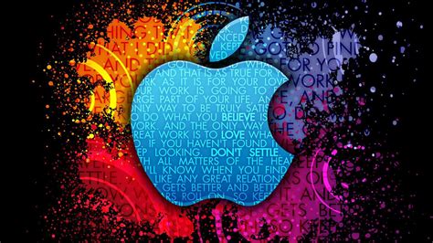 Blue Apple With Words Technology HD MacBook Wallpapers | HD Wallpapers ...