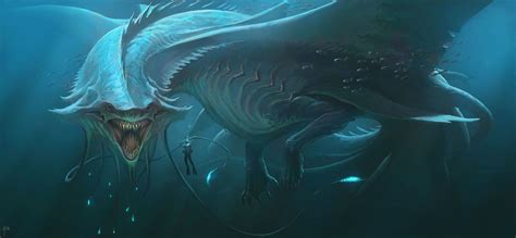 Blue Dragon, Brett MacDonald | Créature mythologique, Dessin monstre, Monstre marin