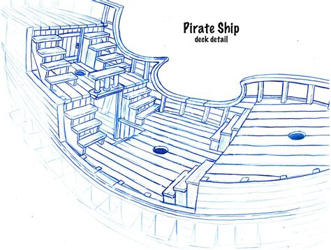 Pirate Ship Deck Plans - pic-source