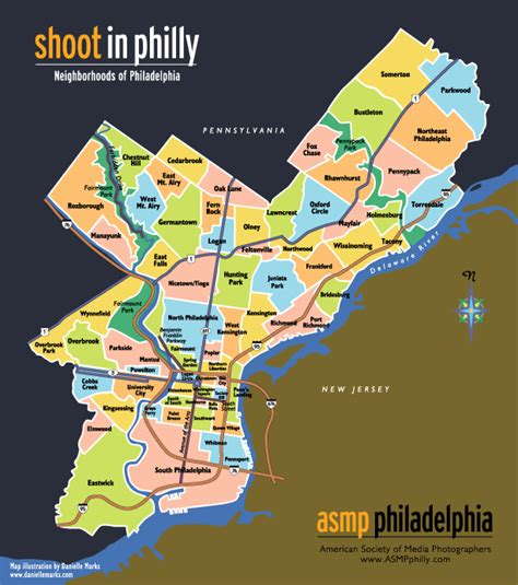 Printable Map Of Philadelphia Neighborhoods