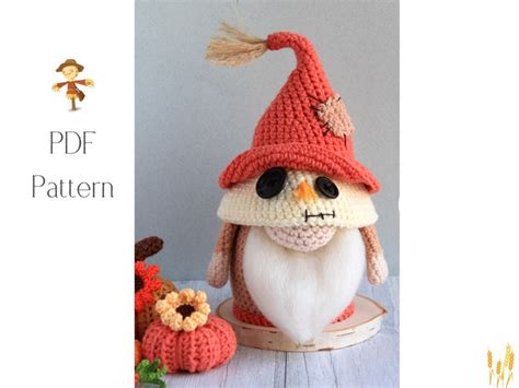 Crochet Autumn Harvest Gnomes Set Amigurumi Harvest Pattern - Etsy