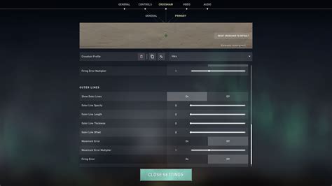 Best Valorant Crosshair Settings