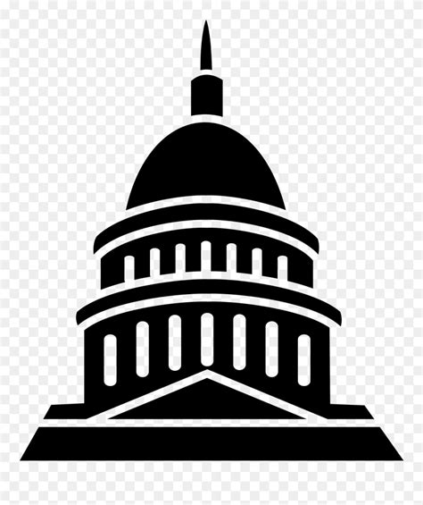 Congress Clipart Architecture Building - Cartoon Us Capitol Building - Png Download (#5206744 ...