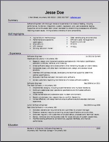 Mainframe Resume, Occupational:examples,samples Free edit with word