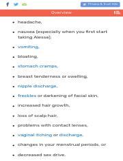 Side Effects of Alesse Levonorgestrel and Ethinyl Estradiol Warnings Uses.pdf - # $ % Privacy ...