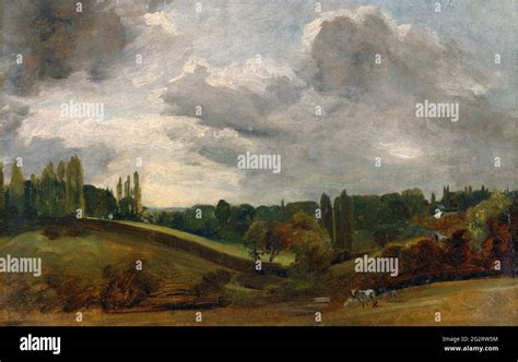 John Constable - East Bergholt Stock Photo - Alamy