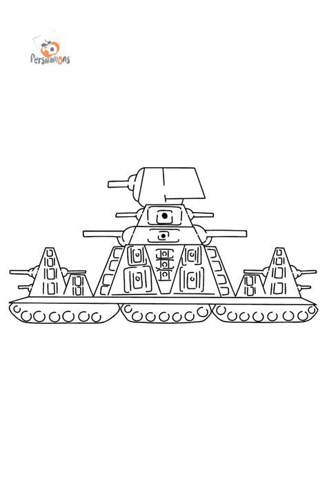 Tank KV 44 coloring page | Coloring pages for boys, Coloring pages, Coloring for kids