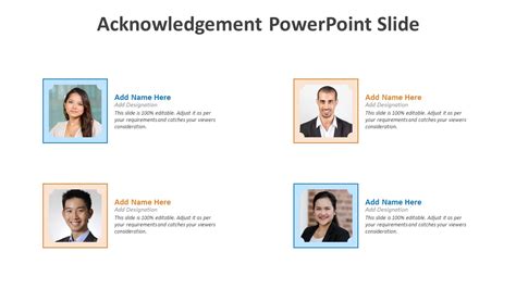 Acknowledgement PowerPoint Slide | PPT Templates