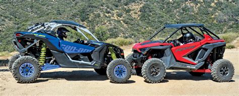 CAN-AM MAVERICK X3 TURBO RR VS. POLARIS RZR PRO XP ULTIMATE - UTV Action Magazine