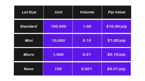 Understanding Different Lot Sizes in Forex - SureShotFX