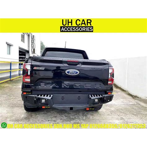 FORD RANGER T9 2022 2023 FORCE OP STEEL REAR BUMPER BULL BAR | Shopee ...