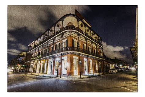 New Orleans, Louisiana - Downtown French Quarters at Night - Photography A-95715 95715 (19x27 ...