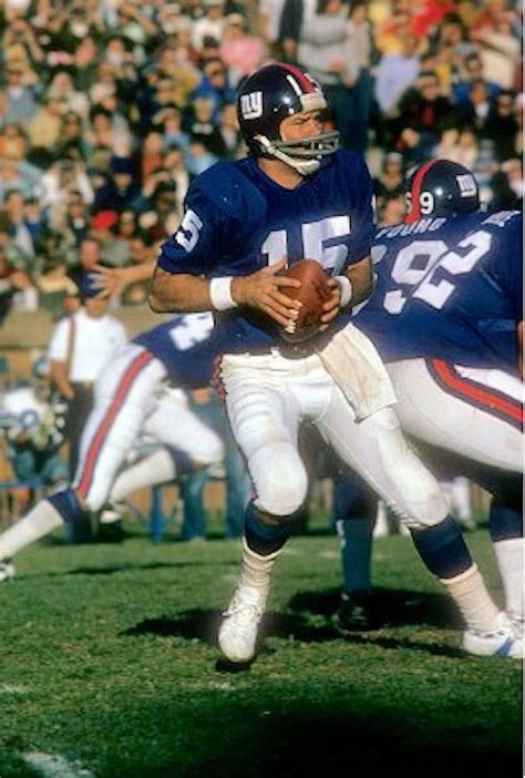 Giants QB Craig Morton, 1974 versus Dallas | Giants football, New york ...