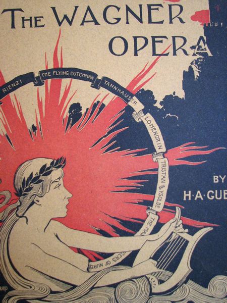 1890's Stories of the Wagner Opera Vintage Literary Poster – Vintage ...