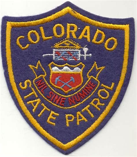 Colorado State Patrol | Police patches, Police, State police