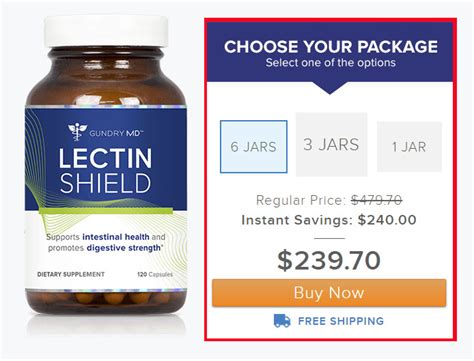 Lectin Shield Review - Buy @ Lectin Shield => Save $479 & Free Shipping