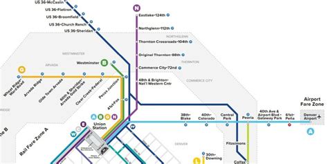 Denver Map With Light Rail Stations - Gisela Ermengarde