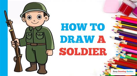 Soldier Drawing For Kids