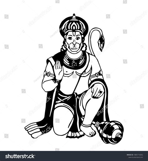 Hanuman Black And White Photos and Images | Shutterstock