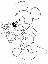 Cry Mickey Mouse Coloring Page For Kids  Free Printable sketch template