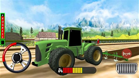 Real Tractor Simulator - Tow Farming Driving! Android gameplay - YouTube
