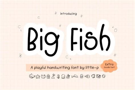 Big Fish Font by Issie_Studio · Creative Fabrica