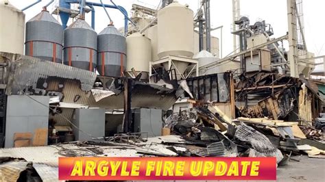 UPDATE: Argyle Grain Elevator Heavily Damaged In Friday Fire - iNewZ