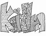 Printable Coloring Pages Names sketch template