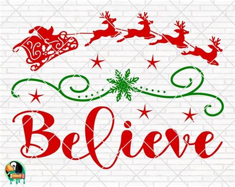 Believe Santa SVG | HotSVG.com