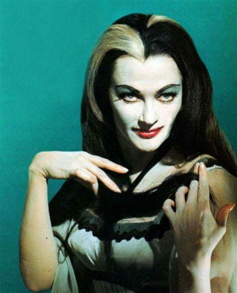 Amazing Color Photos of Yvonne De Carlo as Lily Munster in the Hit Sitcom "The Munsters ...