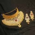 1 Gram Gold Choker from Brundavan Jewellery - South India Jewels
