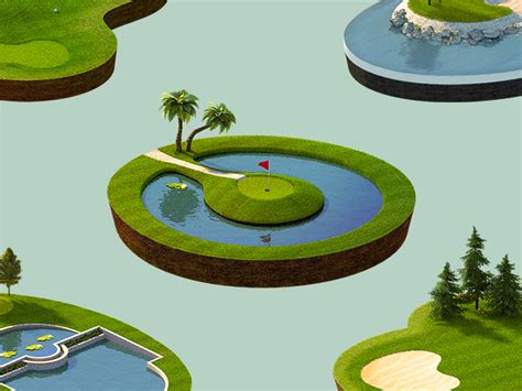 Golf Course Icons by Pavel Novák on Dribbble