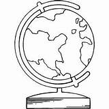 Printable Earth Globe Coloring Sheet sketch template