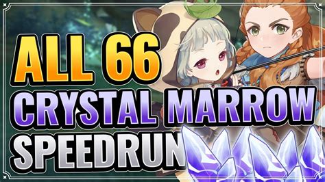 ALL 66 CRYSTAL MARROW LOCATIONS! (DETAILED + EFFICIENT ROUTE!) Genshin Impact Farming Route ...
