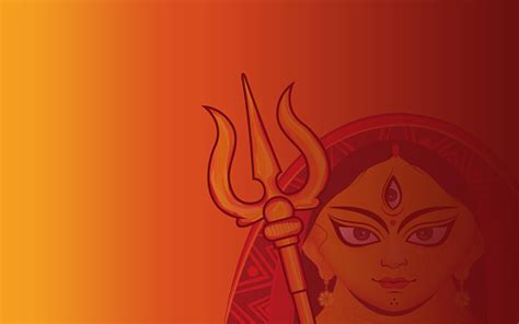 Durga Puja Festival Background Design Template Stock Illustration - Download Image Now - iStock