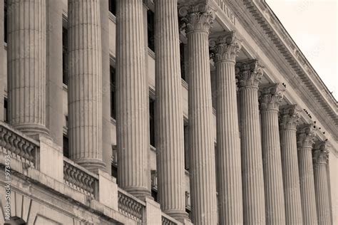 ionic columns Stock Photo | Adobe Stock