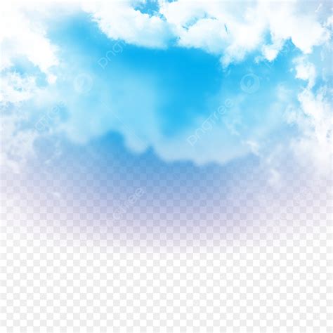 Various Clouds Clipart Vector, Blue Natural Sky With Various Clouds ...