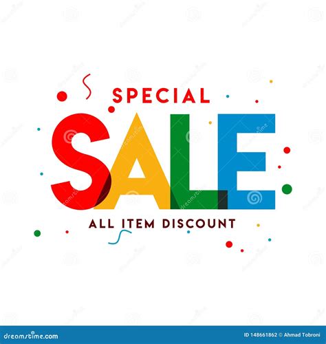 Special Sale All Item Vector Template Design Illustration Stock Vector - Illustration of offer ...