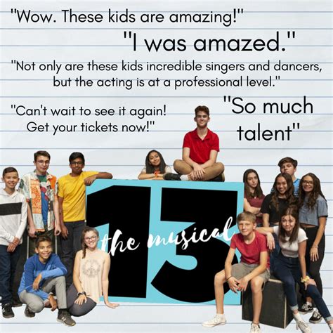 13 THE MUSICAL Now Playing at the Guelph Little Theatre - Wandering Wellington County