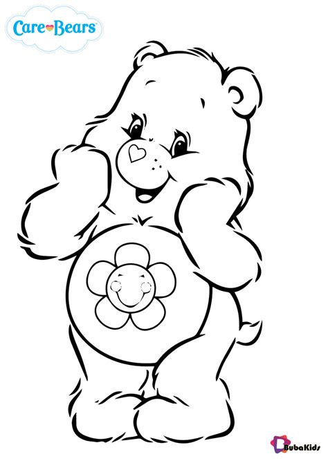 Printable Care Bear Coloring Pages Web Free The Care Bears Coloring ...