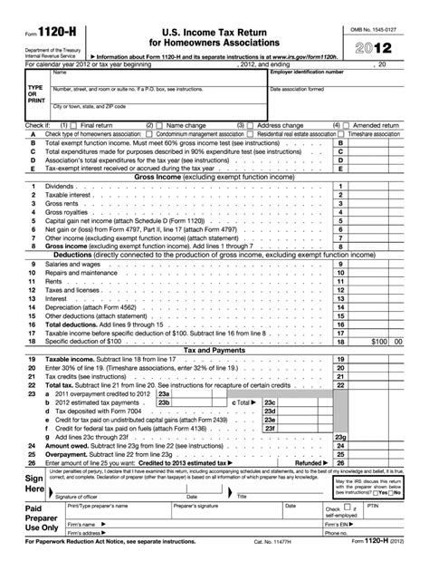 2012 Federal Income Tax Forms And Instructions - Tax Walls