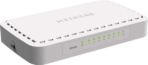 Best Buy: NETGEAR 8-Port 10/100/1000 Mbps Gigabit Unmanaged Switch ...