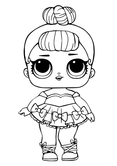 40 Free Printable LOL Surprise Dolls Coloring Pages